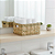 Cesto Caixote Fibra Taboa Natural 40x30x25 - Imagem 3