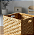 Cesto Caixote Fibra Taboa Natural 40x20x30 - Imagem 1