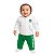 Agasalho Bebê Palmeiras Conjunto Plush Meninos Oficial - Imagem 1