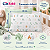 Kit Fronha Bebê Com 2 Pçs 40cm x 28cm Letrinhas Papi - Imagem 3