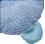 Travesseiro Bebê Anatômico Com Orelinhas Azul - Papi - Imagem 3