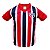 Camiseta Infantil São Paulo Tricolor Listrada Oficial - Imagem 2