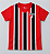 Camiseta Infantil São Paulo Tricolor Listrada Oficial - Imagem 3