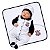 Kit Bebê Corinthians Saída de Maternidade Plush Oficial - Imagem 1