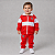 Conjunto Agasalho São Paulo Infantil Blusa e Calça Oficial - Imagem 1