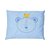 Travesseiro Bebê Bordado Urso Azul - Papi - Imagem 1