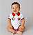 Body Polo Vitória Branco Torcida Baby - Imagem 1