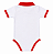 Body Polo Vitória Branco Torcida Baby - Imagem 3