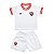 Conjunto Bebê Vitória Uniforme Branco - Torcida Baby - Imagem 1