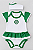 Body Vestido Bebê Palmeiras com Tiara Oficial - Imagem 3