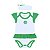 Body Vestido Bebê Palmeiras com Tiara Oficial - Imagem 2