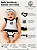 Body Vestido Bebê Santos Com Tiara Oficial - Imagem 2