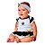 Body Vestido Bebê Santos Com Tiara Oficial - Imagem 1
