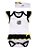 Body Vestido Bebê Santos Com Tiara Oficial - Imagem 2