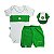 Kit Bebê Palmeiras com Body Shorts e Boné Oficial - Imagem 1