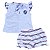 Pijama Infantil Vasco Curto Feminino Oficial - Imagem 1