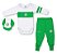 Kit Bebê Palmeiras Com Body Calça Boné Oficial - Imagem 1