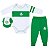 Kit Bebê Palmeiras Com Body Calça Boné Oficial - Imagem 3
