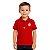 Camisa Polo Infantil Juvenil Flamengo Vermelha Oficial - Imagem 1
