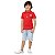 Camisa Polo Infantil Internacional Vermelha Oficial - Imagem 2