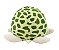 Tartaruga do Humor Reversível Pelúcia Verde e Marrom 14cm - Imagem 4