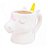 Caneca De Porcelana Formato Unicórnio Rosa 400ml - Imagem 4