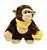 Pelúcia Macaco Com Faixa No Pescoço E Banana Na Mão 29cm - Imagem 1