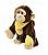 Pelúcia Macaco Com Faixa No Pescoço E Banana Na Mão 29cm - Imagem 2