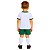 Uniforme Palmeiras Bebê Infantil Juvenil Branco Oficial - Imagem 3