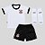 Uniforme Corinthians Bebê Infantil Juvenil Branco Oficial - Imagem 4