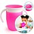 Copo 360º Miracle Cup Com Tampa 207ml Rosa Munchkin - Imagem 3