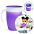 Copo 360º Miracle Cup Com Tampa 207ml Roxo Munchkin - Imagem 3