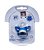 Chupeta Cruzeiro Borboleta Bico Orto Tam 2 Kids Gol Oficial - Imagem 1