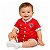 Macacão Bebê São Paulo Vermelho Manga Curta Torcida Baby - Imagem 4