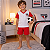 Pijama Infantil São Paulo Manga Curta 100% Algodão Oficial - Imagem 1