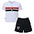 Uniforme Infantil São Paulo Com Camiseta e Shorts Oficial - Imagem 2