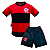 Uniforme Infantil Flamengo Listrado Oficial - Imagem 1