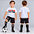 Uniforme Infantil São Paulo Kit 3 Peças Meião Preto Oficial - Imagem 1