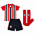 Uniforme Infantil São Paulo Listrado 3 Pçs Oficial - Imagem 2