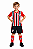 Uniforme Infantil São Paulo Listrado 3 Pçs Oficial - Imagem 1