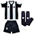 Uniforme Infantil Santos Kit 3 Peças Listrado Oficial - Imagem 2