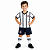 Uniforme Infantil Corinthians Listrado Kit 3 Peças Oficial - Imagem 1