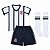 Uniforme Infantil Corinthians Listrado Kit 3 Peças Oficial - Imagem 3