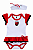 Body Vestido Bebê Flamengo Com Tiara Oficial - Imagem 2