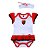 Body Vestido Bebê Flamengo Com Tiara Oficial - Imagem 2