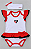 Body Vestido Bebê São Paulo Com Tiara Oficial - Imagem 3