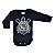 Body Bebê Corinthians Preto Manga Longa Oficial - Imagem 2