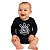 Body Bebê Corinthians Preto Manga Longa Oficial - Imagem 1
