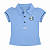 Camisa Infantil Grêmio Polo Azul Feminina Oficial - Imagem 2
