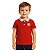 Camisa Infantil Internacional Polo Vermelha Oficial - Imagem 1